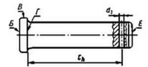 Ось 6-20h12x90.45 ц9 ГОСТ 9650-30